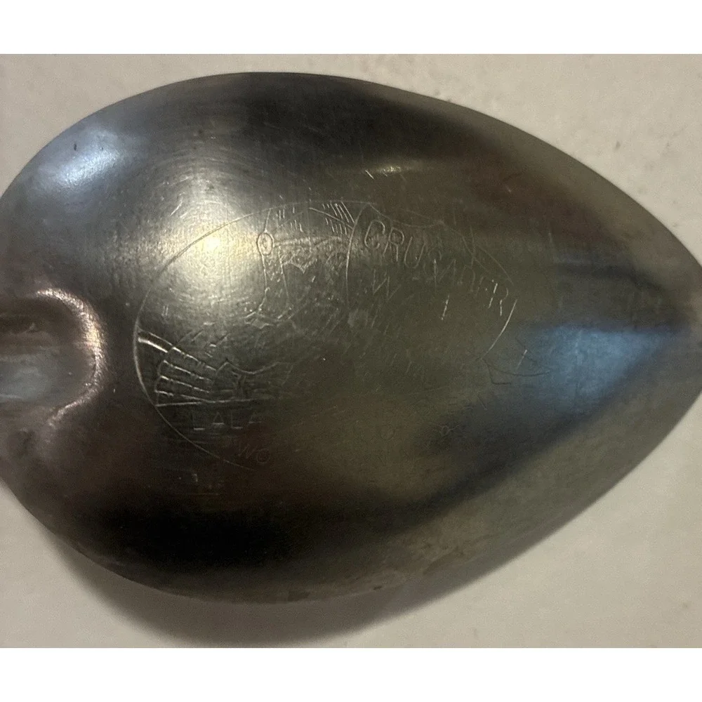 Vintage Crusader Ware Serving Mixing Spoon Stainless Steel 13